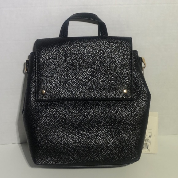 Black Backpack and Crossbody Bag